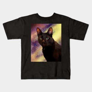 Cosmic Cat Magic Kids T-Shirt